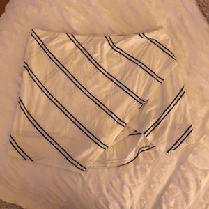 Blue and white skort